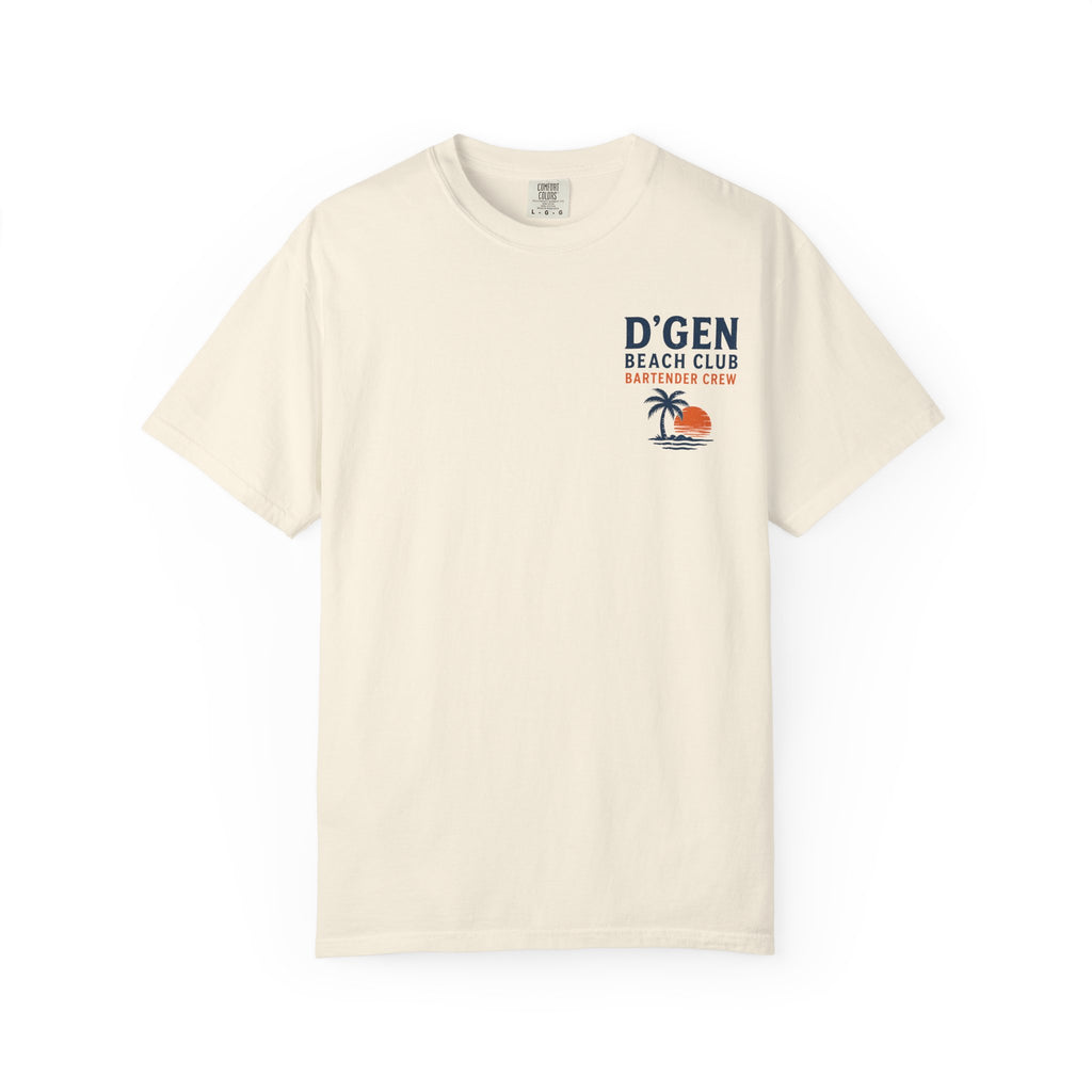 D'GEN Beach Club Bartender Crew T-Shirt