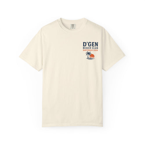 D'GEN Beach Club Bartender Crew T-Shirt