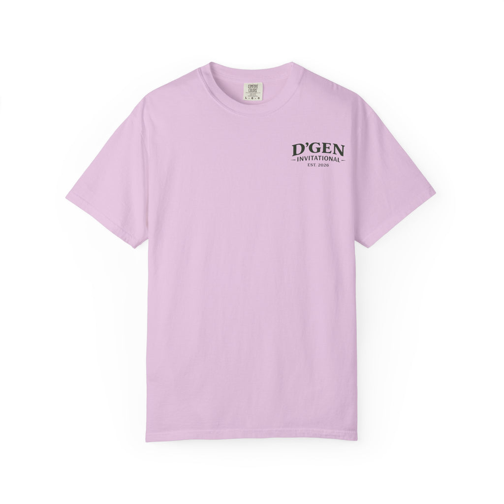 Golf Tournament T-Shirt — D'GEN Invitational “18 Holes Countless Beers”