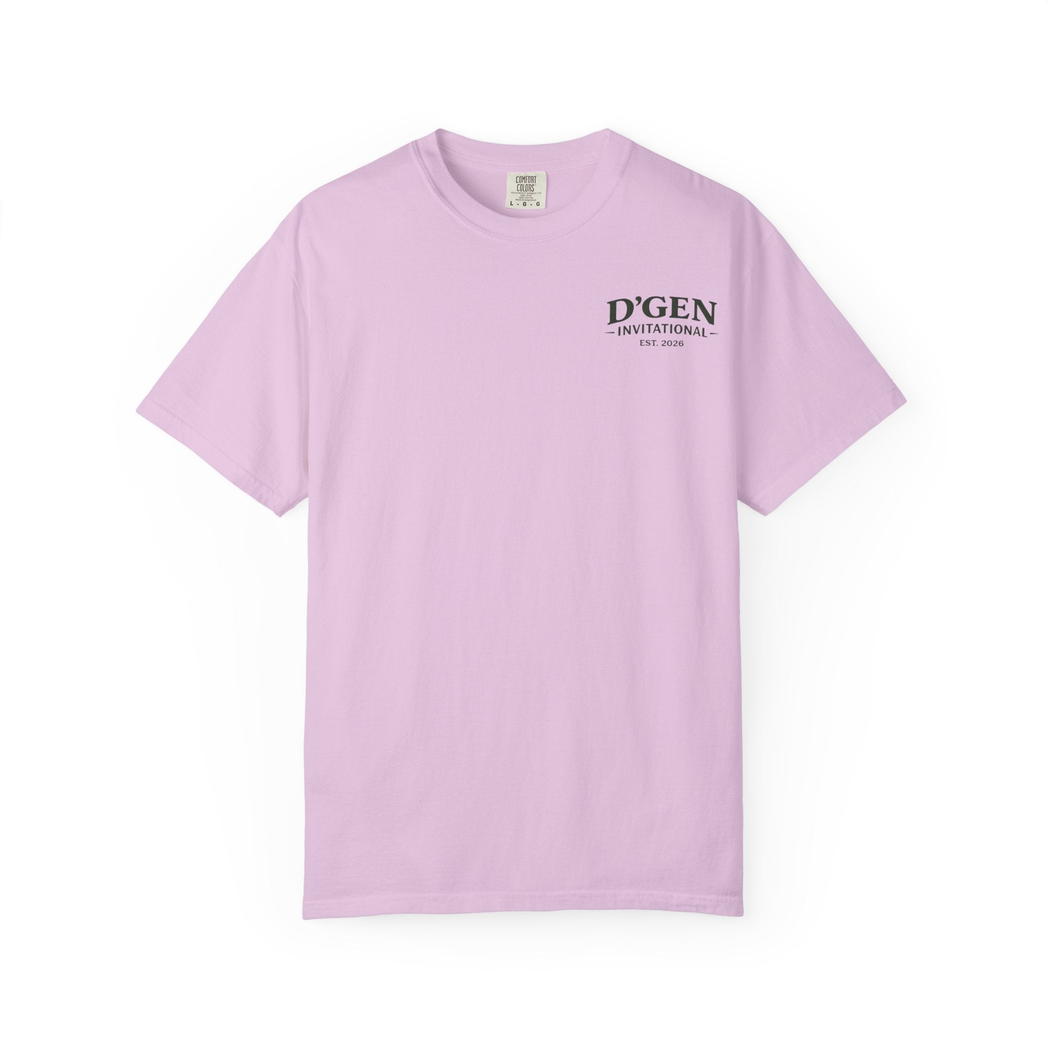 Golf Tournament T-Shirt — D'GEN Invitational “18 Holes Countless Beers”