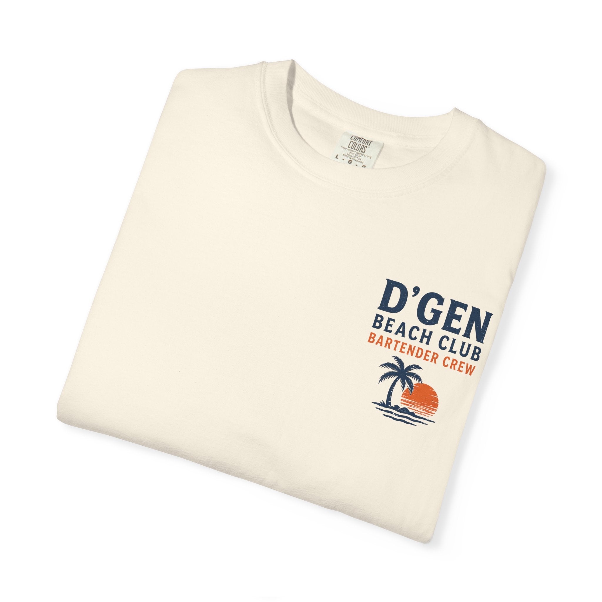 D'GEN Beach Club Bartender Crew T-Shirt
