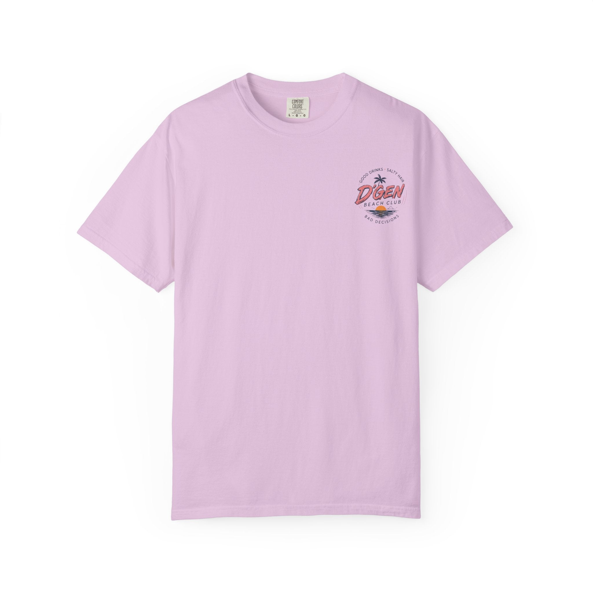 Beach Bar T-Shirt — "D'Gen Beach Club" Tropical Vintage Surf Tee