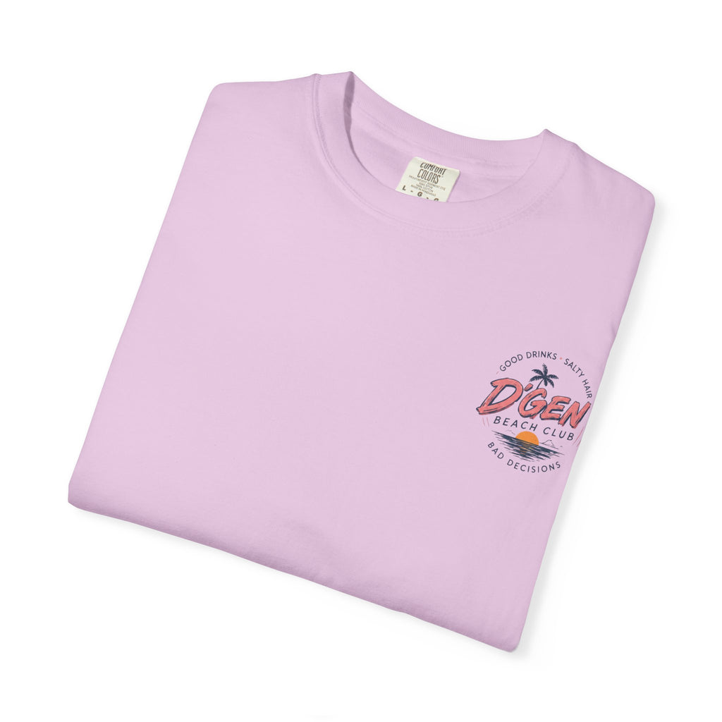 Beach Bar T-Shirt — "D'Gen Beach Club" Tropical Vintage Surf Tee
