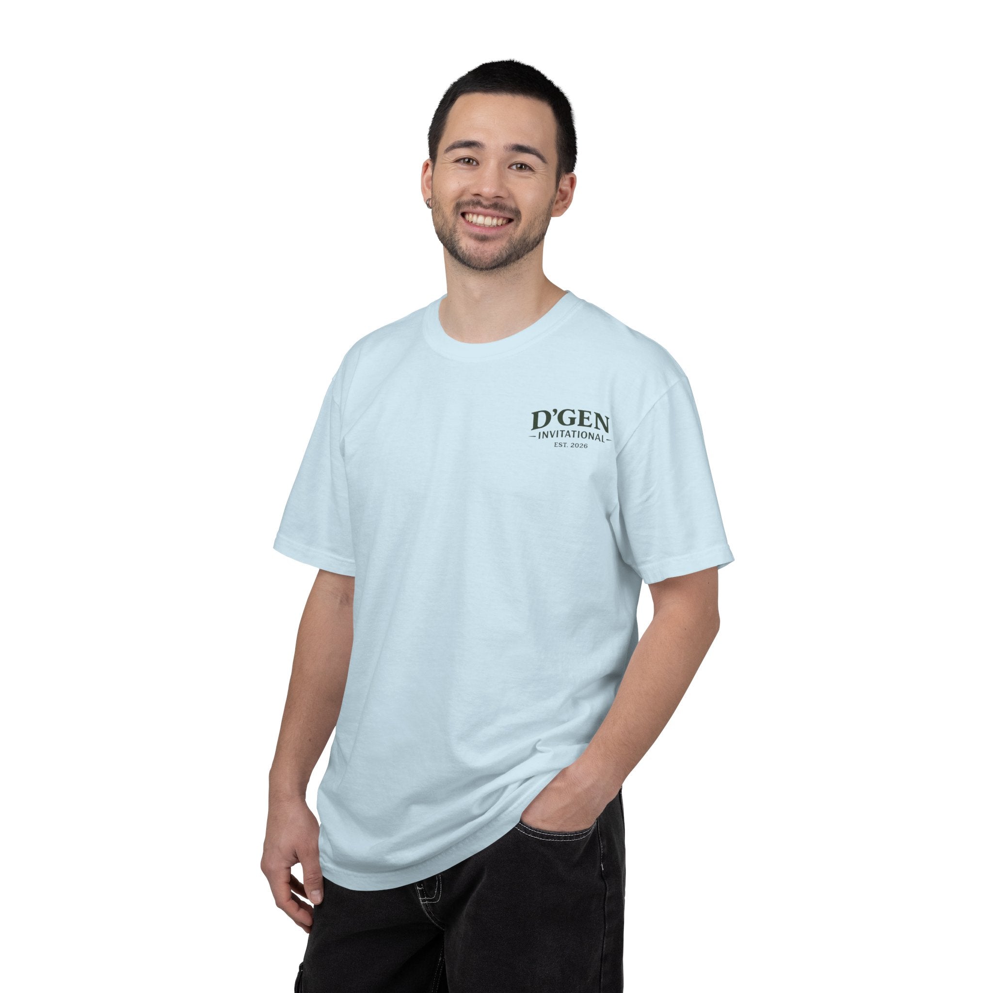 Golf Tournament T-Shirt — D'GEN Invitational “18 Holes Countless Beers”