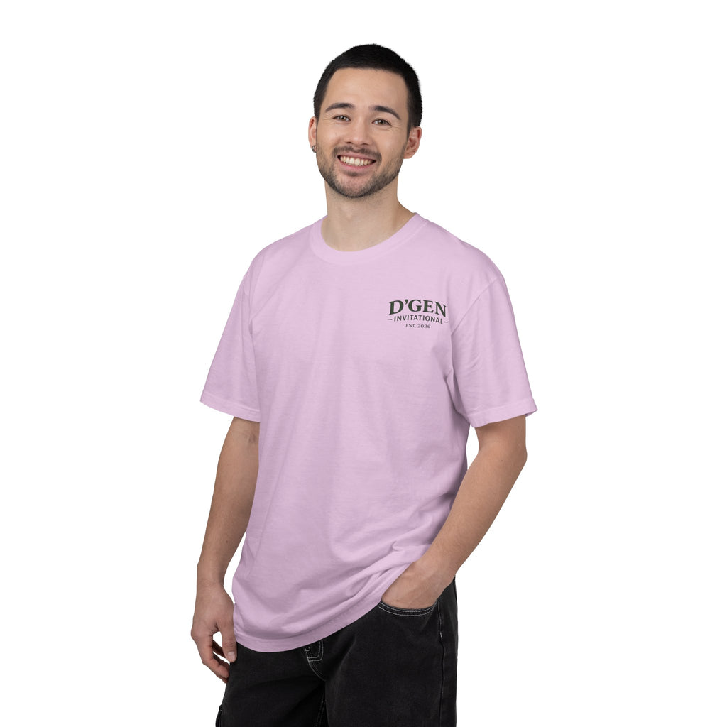 Golf Tournament T-Shirt — D'GEN Invitational “18 Holes Countless Beers”
