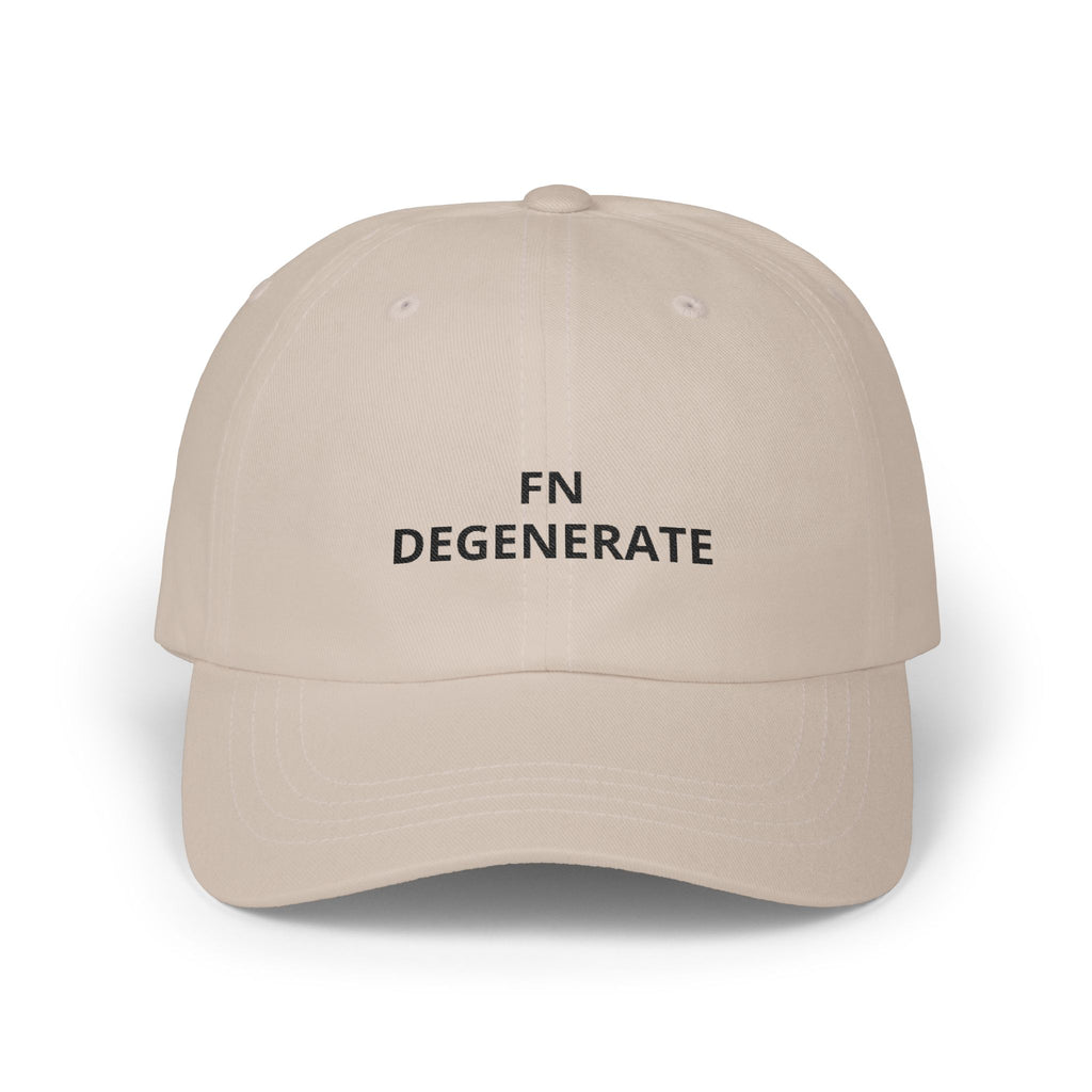 “FN DEGENERATE” Embroidered Dad Cap at