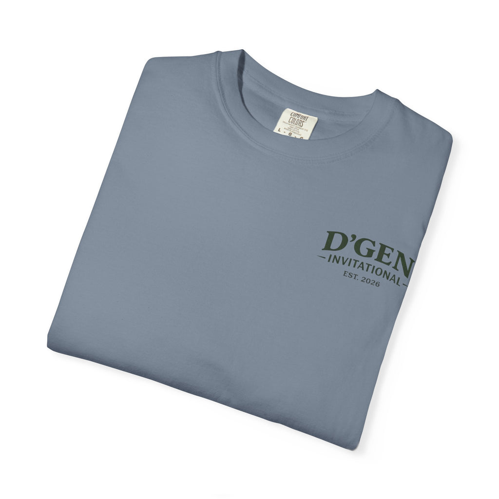 Golf Tournament T-Shirt — D'GEN Invitational “18 Holes Countless Beers”