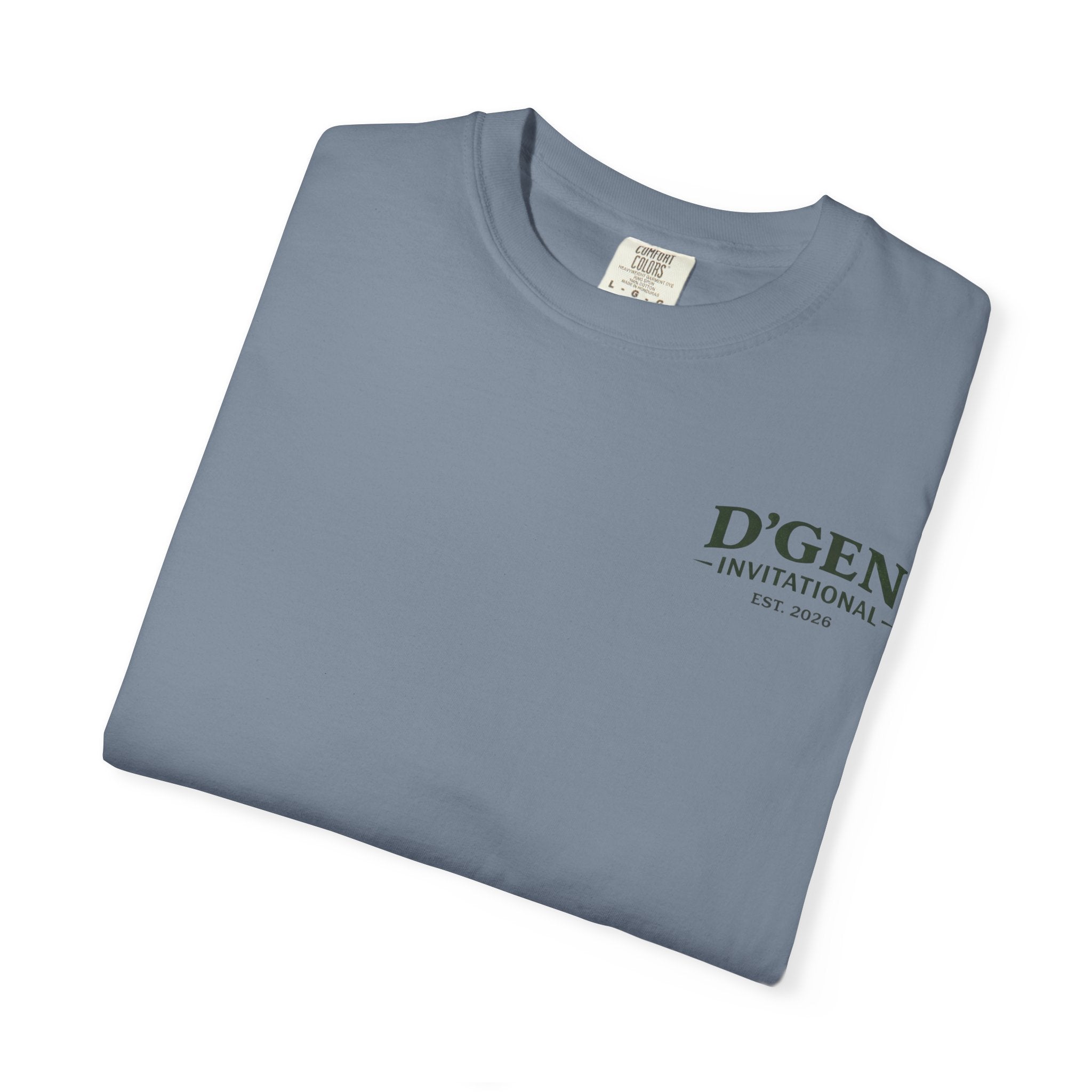 Golf Tournament T-Shirt — D'GEN Invitational “18 Holes Countless Beers”