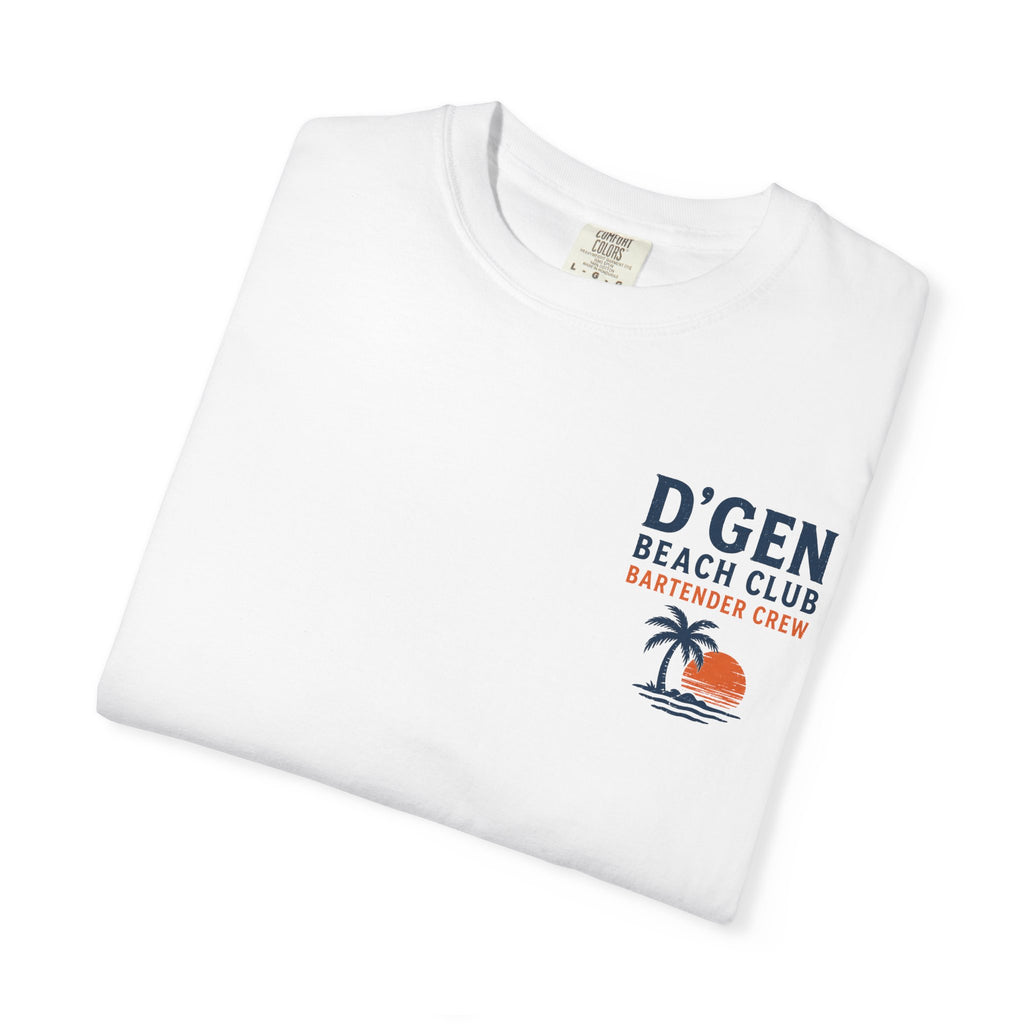 D'GEN Beach Club Bartender Crew T-Shirt