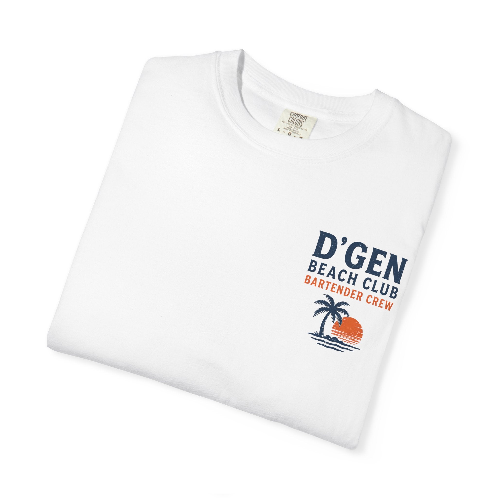 D'GEN Beach Club Bartender Crew T-Shirt