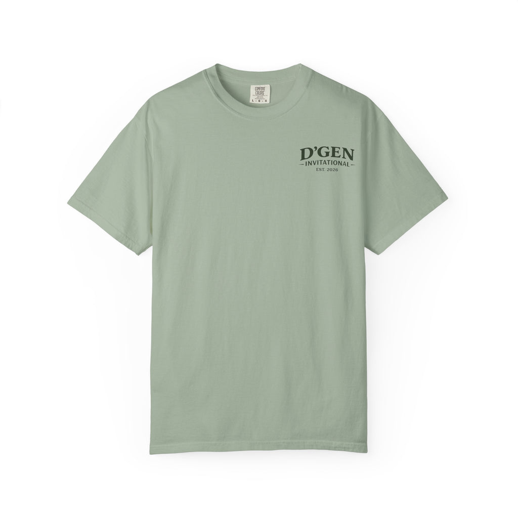 Golf Tournament T-Shirt — D'GEN Invitational “18 Holes Countless Beers”