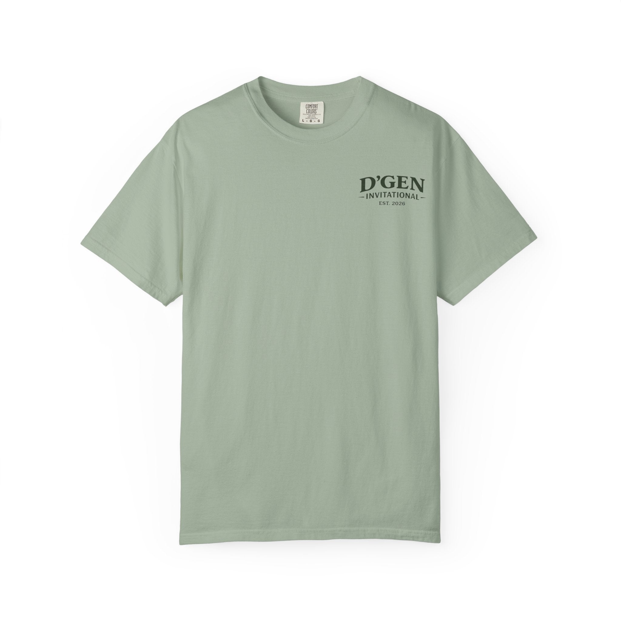 Golf Tournament T-Shirt — D'GEN Invitational “18 Holes Countless Beers”