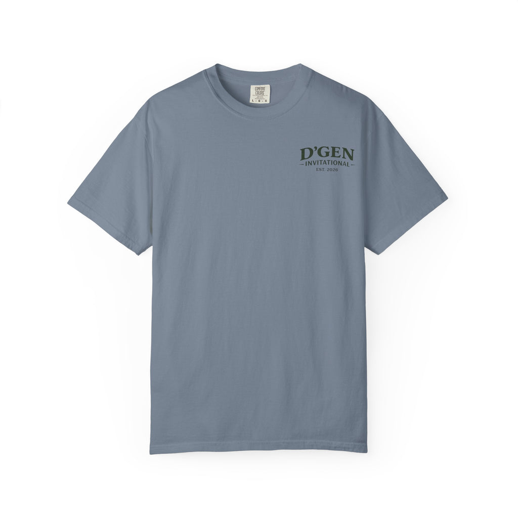 Golf Tournament T-Shirt — D'GEN Invitational “18 Holes Countless Beers”