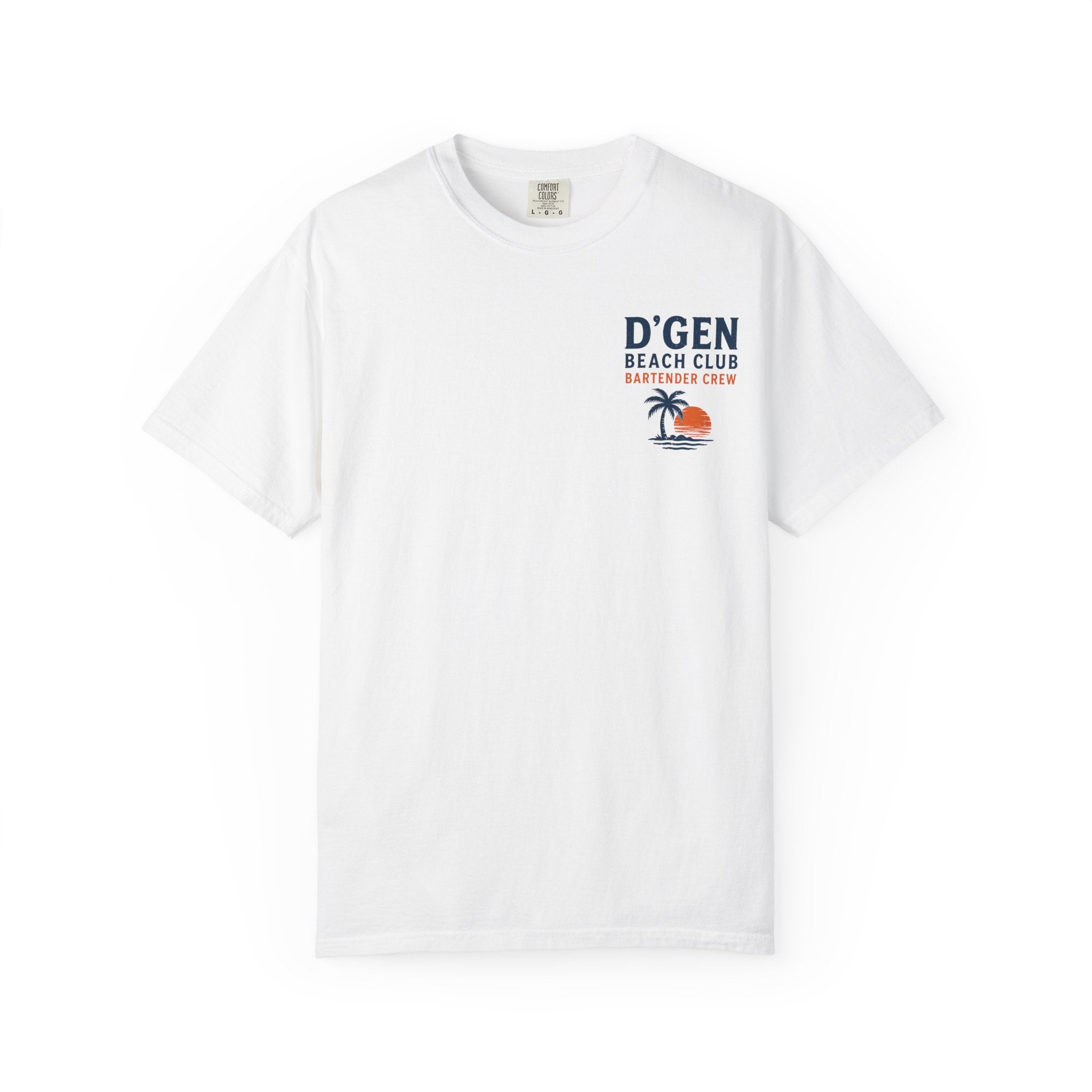 D'GEN Beach Club Bartender Crew T-Shirt
