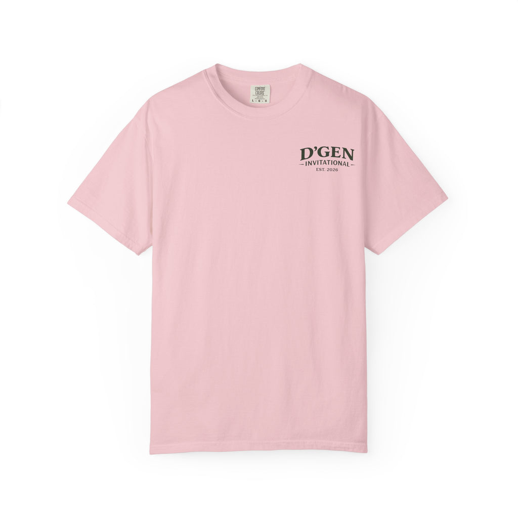 Golf Tournament T-Shirt — D'GEN Invitational “18 Holes Countless Beers”