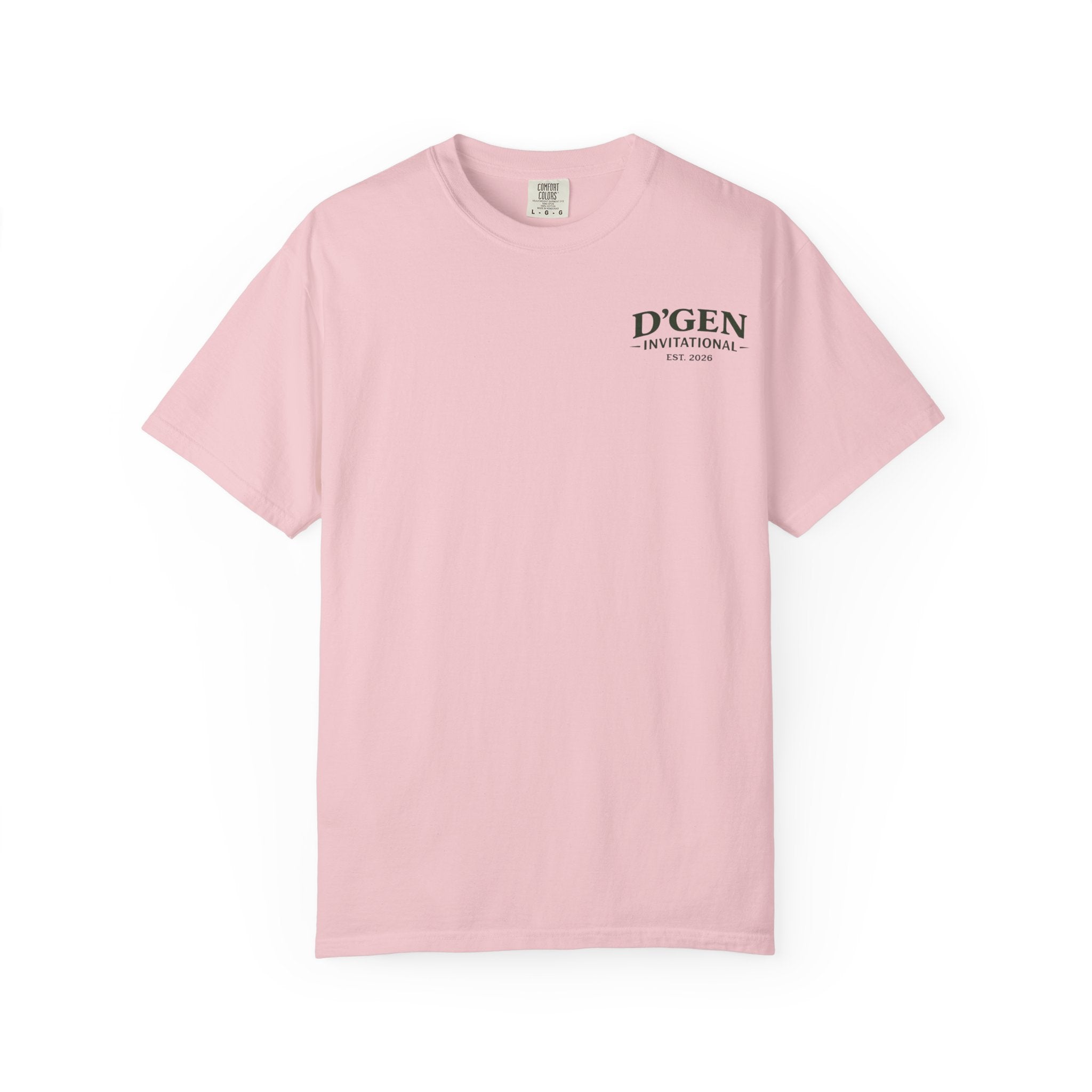 Golf Tournament T-Shirt — D'GEN Invitational “18 Holes Countless Beers”