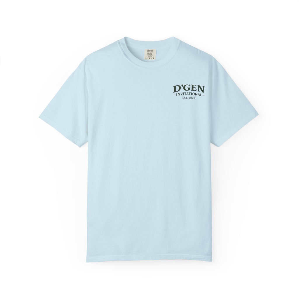 Golf Tournament T-Shirt — D'GEN Invitational “18 Holes Countless Beers”