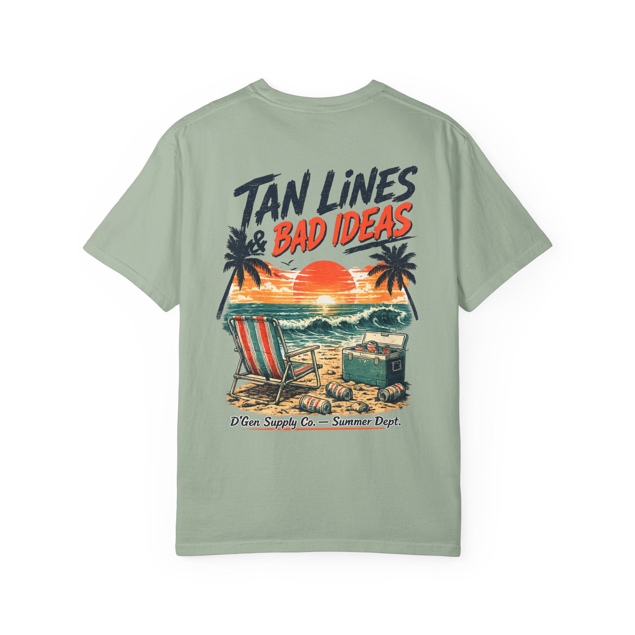 Tan Lines & Bad Ideas DGen Beach Shirt