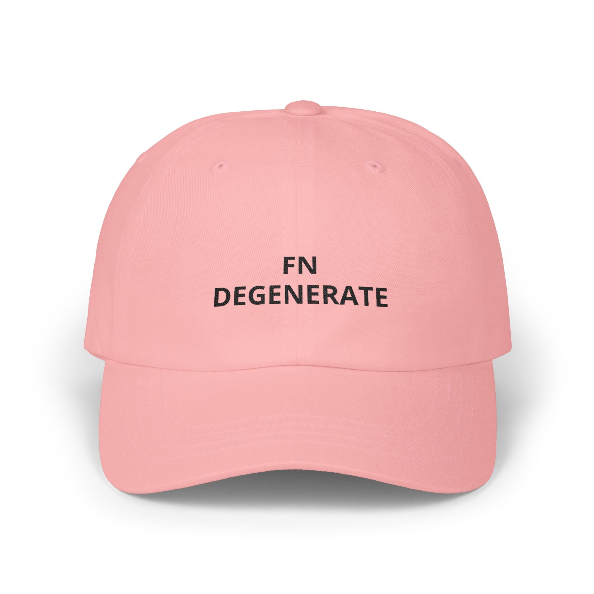 “FN DEGENERATE” Embroidered Dad Cap at