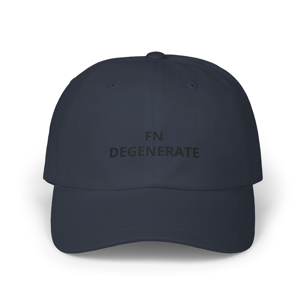 “FN DEGENERATE” Embroidered Dad Cap at