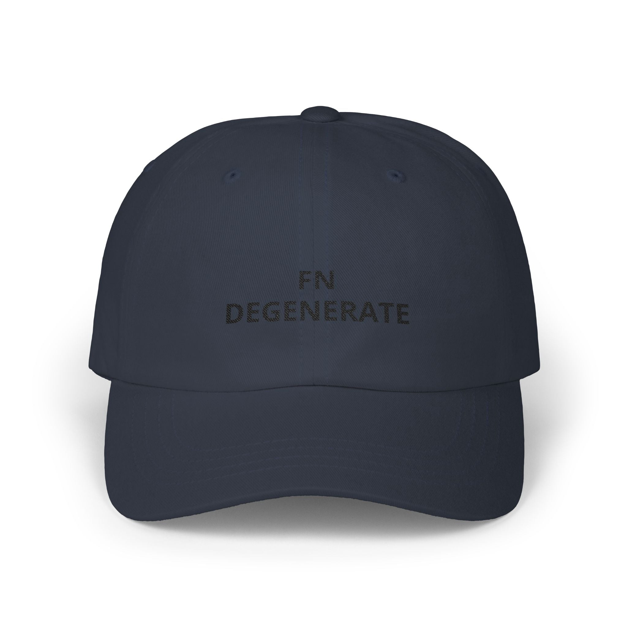 “FN DEGENERATE” Embroidered Dad Cap at