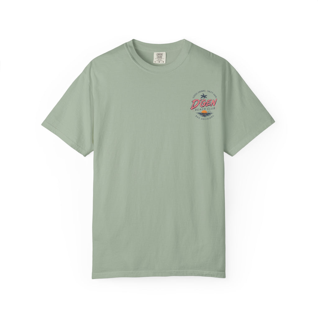 Beach Bar T-Shirt — "D'Gen Beach Club" Tropical Vintage Surf Tee
