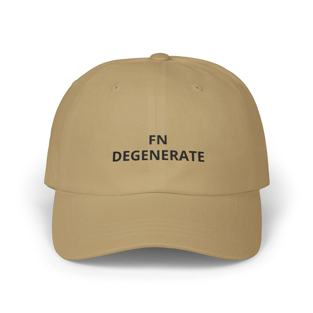 “FN DEGENERATE” Embroidered Dad Cap at