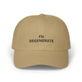 “FN DEGENERATE” Embroidered Dad Cap at