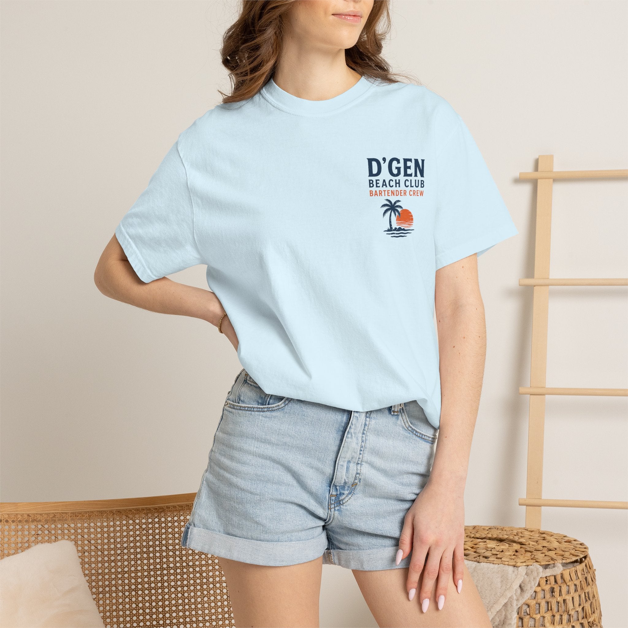 D'GEN Beach Club Bartender Crew T-Shirt