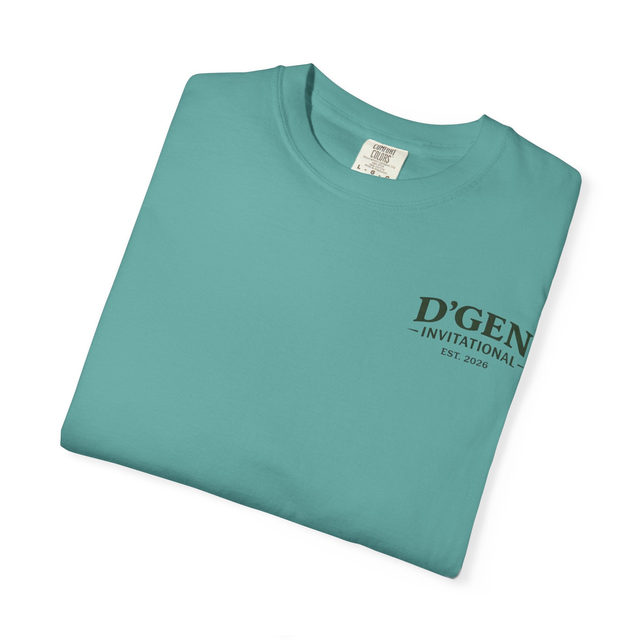 Golf Tournament T-Shirt — D'GEN Invitational “18 Holes Countless Beers”