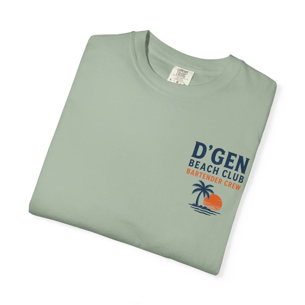 D'GEN Beach Club Bartender Crew T-Shirt