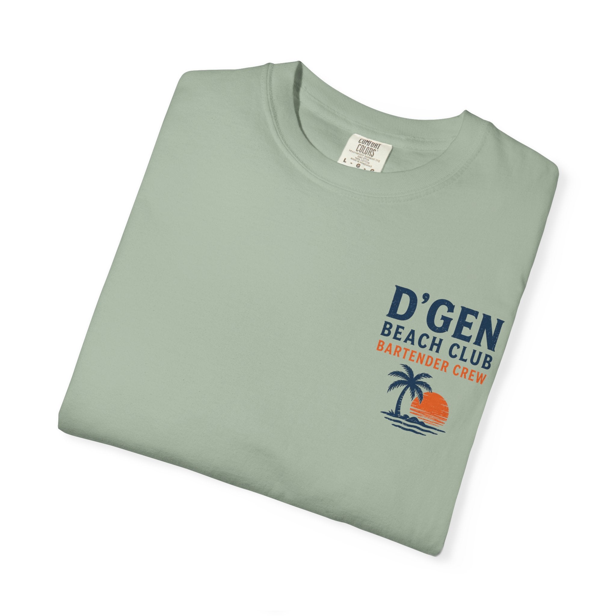D'GEN Beach Club Bartender Crew T-Shirt