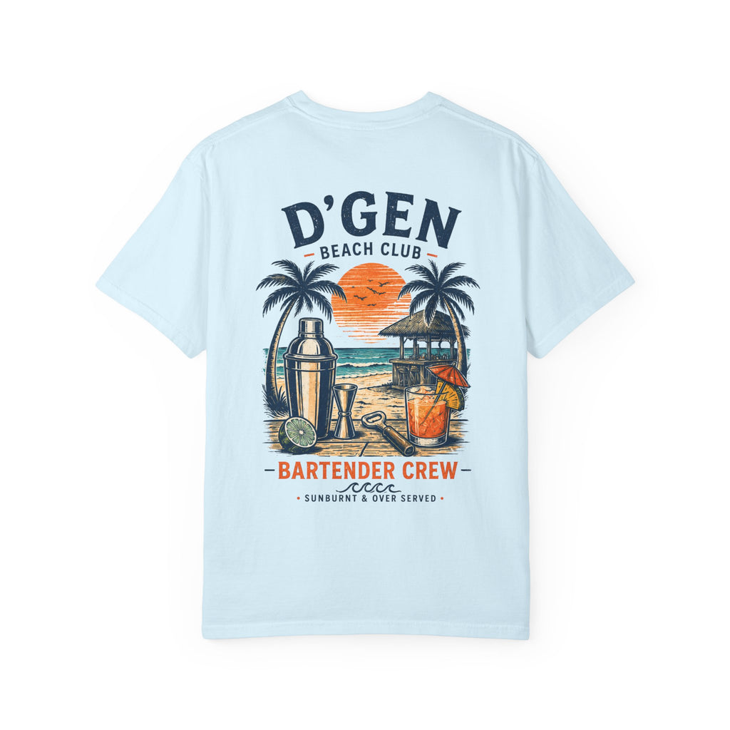 D'GEN Beach Club Bartender Crew T-Shirt