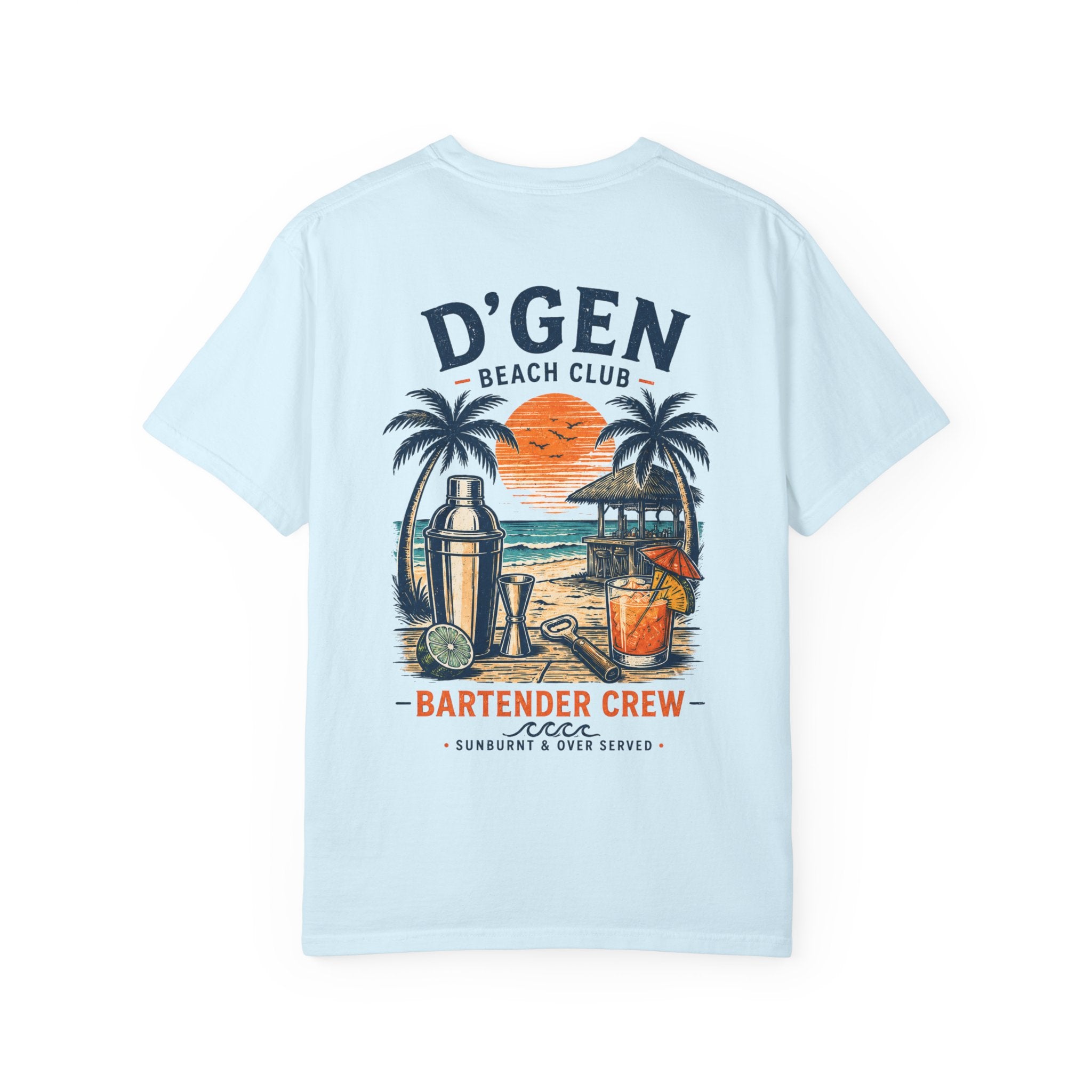 D'GEN Beach Club Bartender Crew T-Shirt