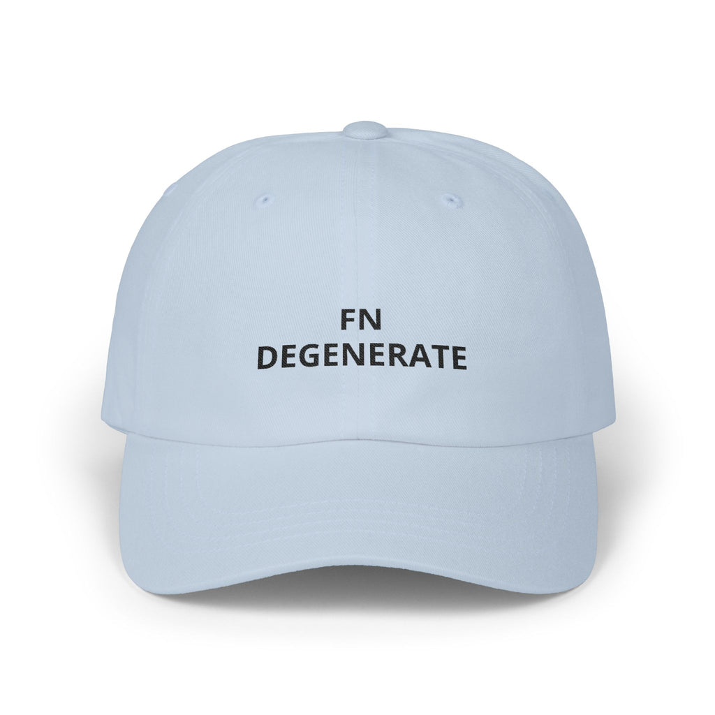 “FN DEGENERATE” Embroidered Dad Cap at