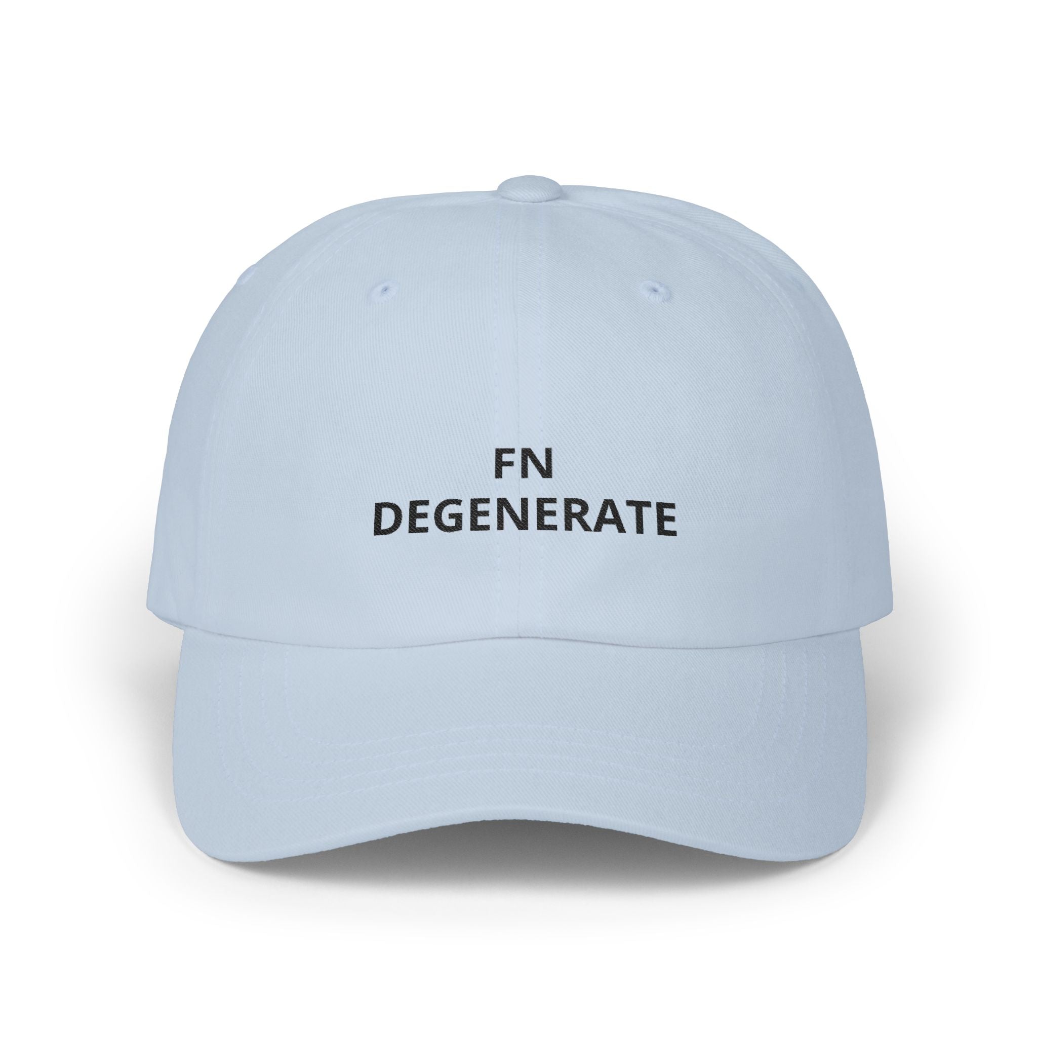 “FN DEGENERATE” Embroidered Dad Cap at