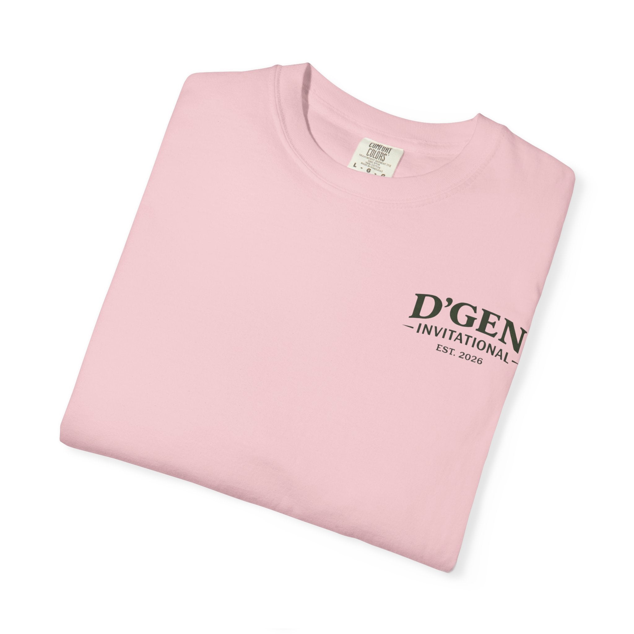Golf Tournament T-Shirt — D'GEN Invitational “18 Holes Countless Beers”