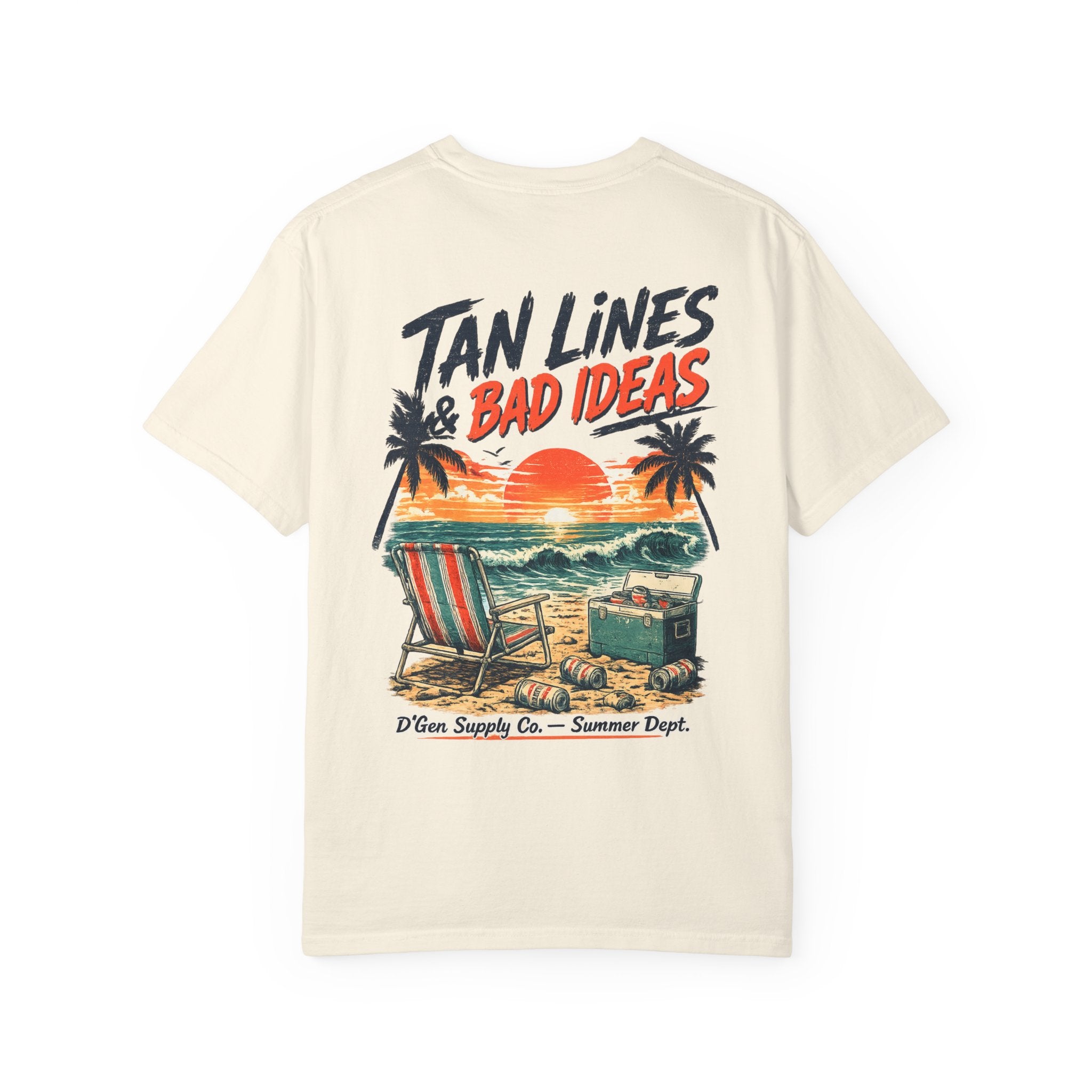 Tan Lines & Bad Ideas DGen Beach Shirt