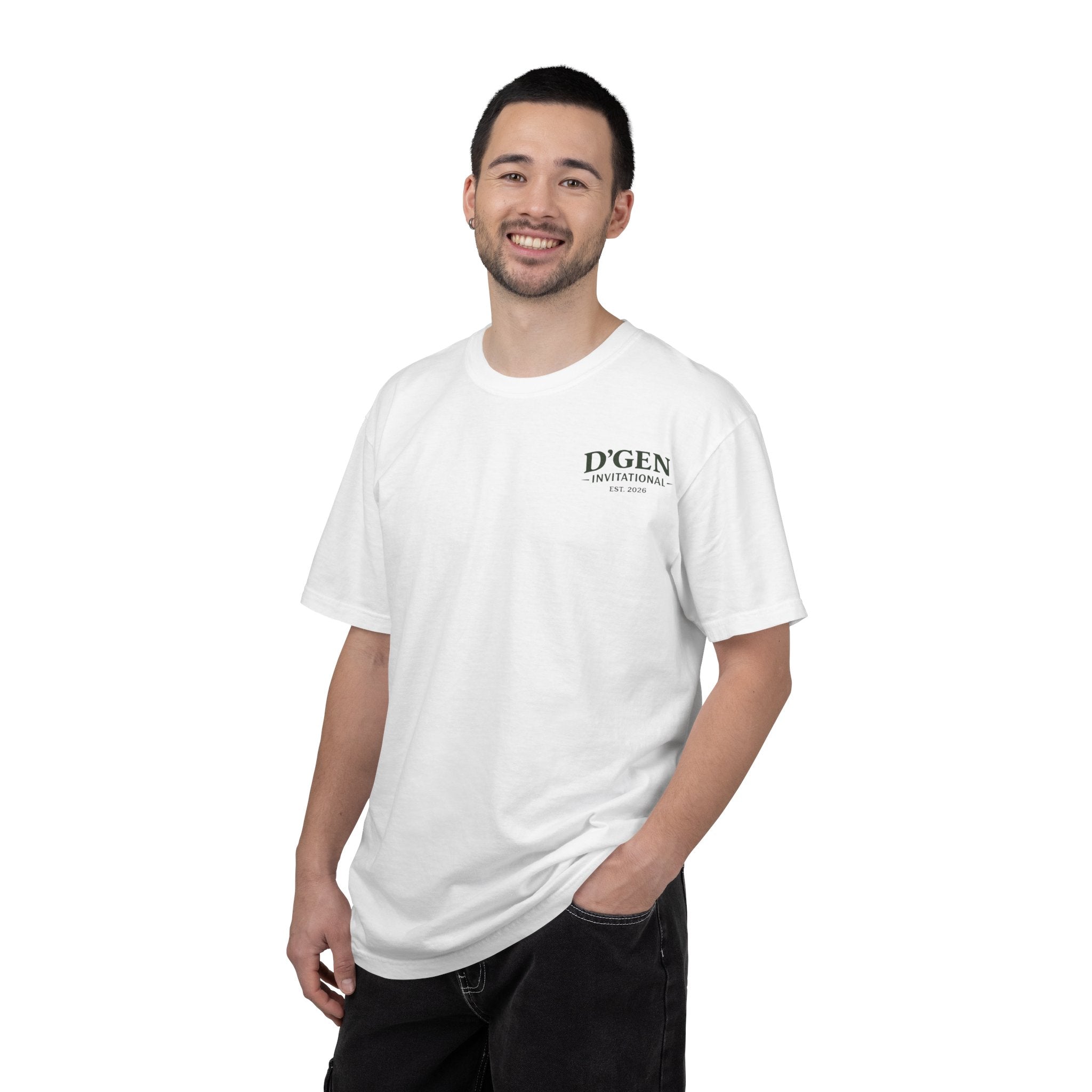Golf Tournament T-Shirt — D'GEN Invitational “18 Holes Countless Beers”