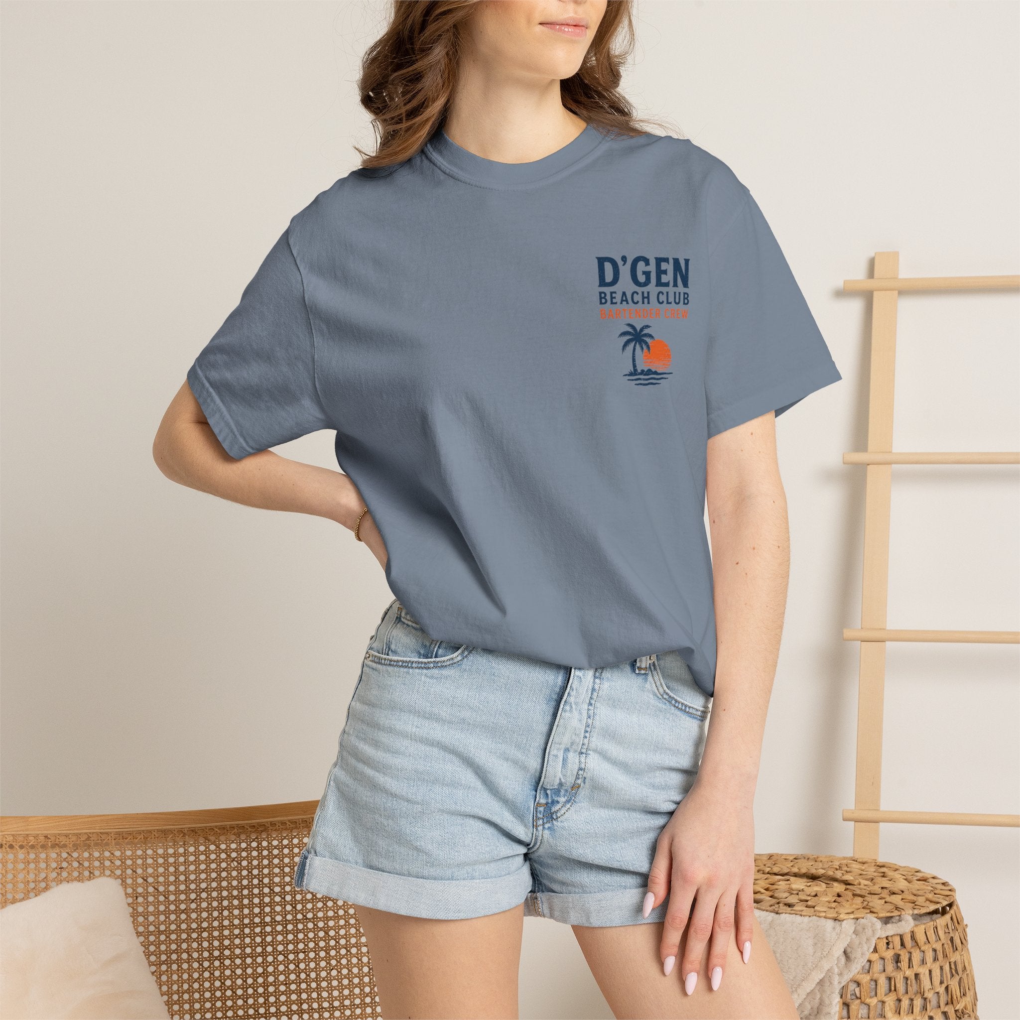 D'GEN Beach Club Bartender Crew T-Shirt