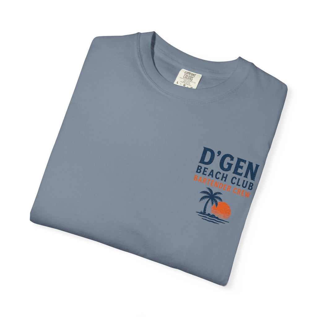 D'GEN Beach Club Bartender Crew T-Shirt