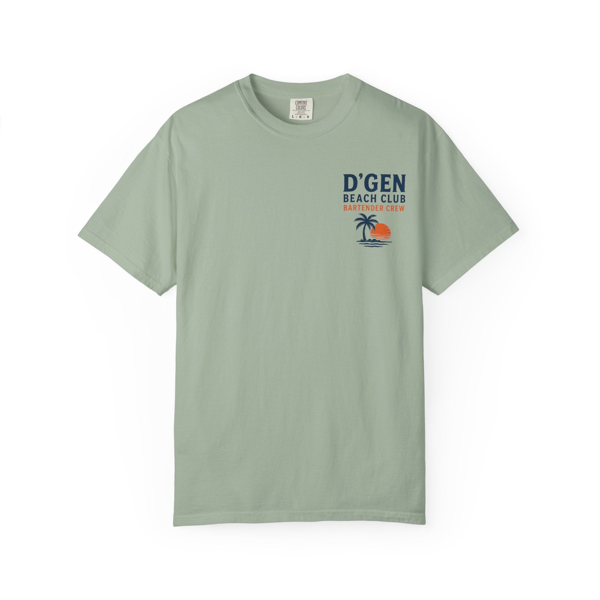 D'GEN Beach Club Bartender Crew T-Shirt