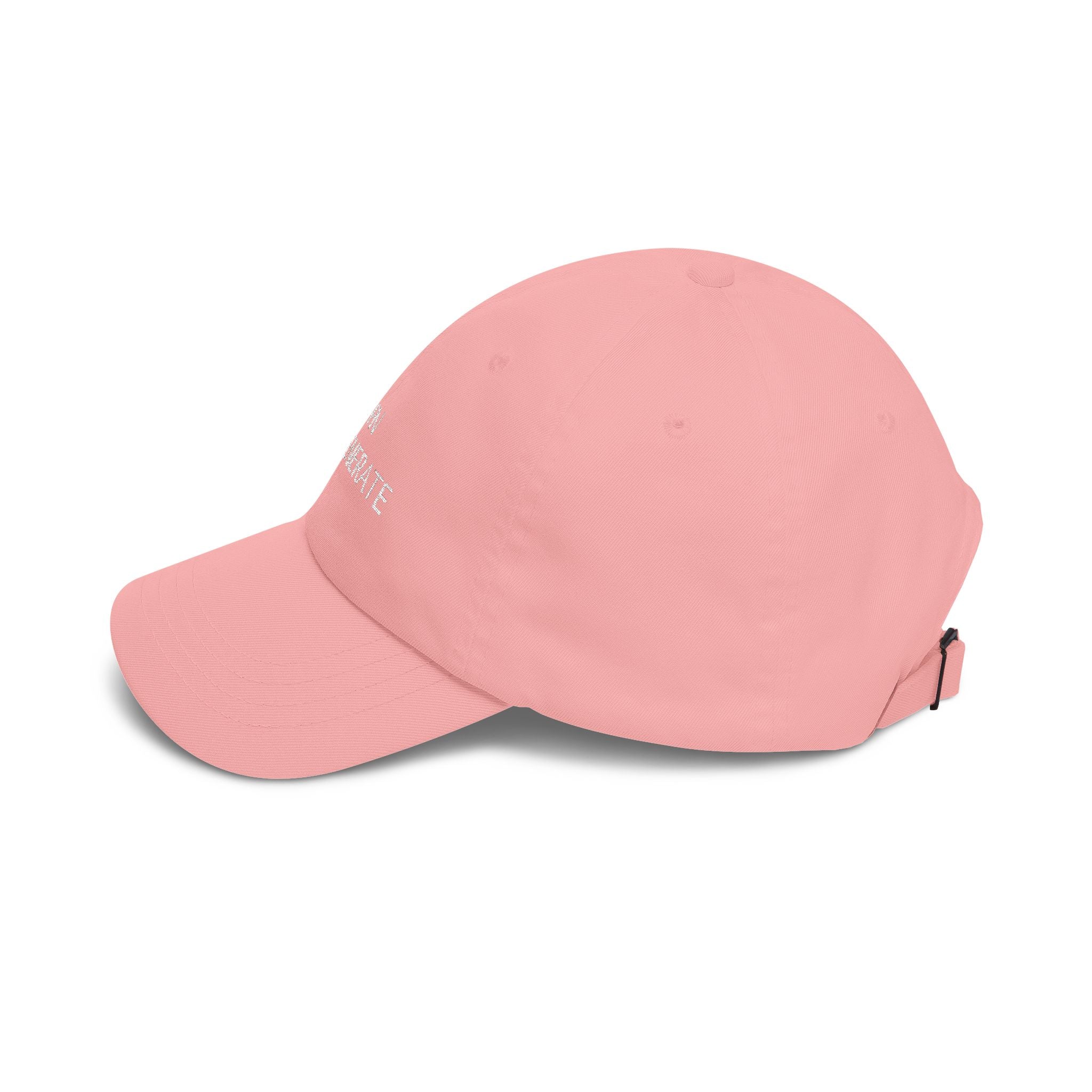 White Words “FN DEGENERATE” Embroidered Dad Cap at