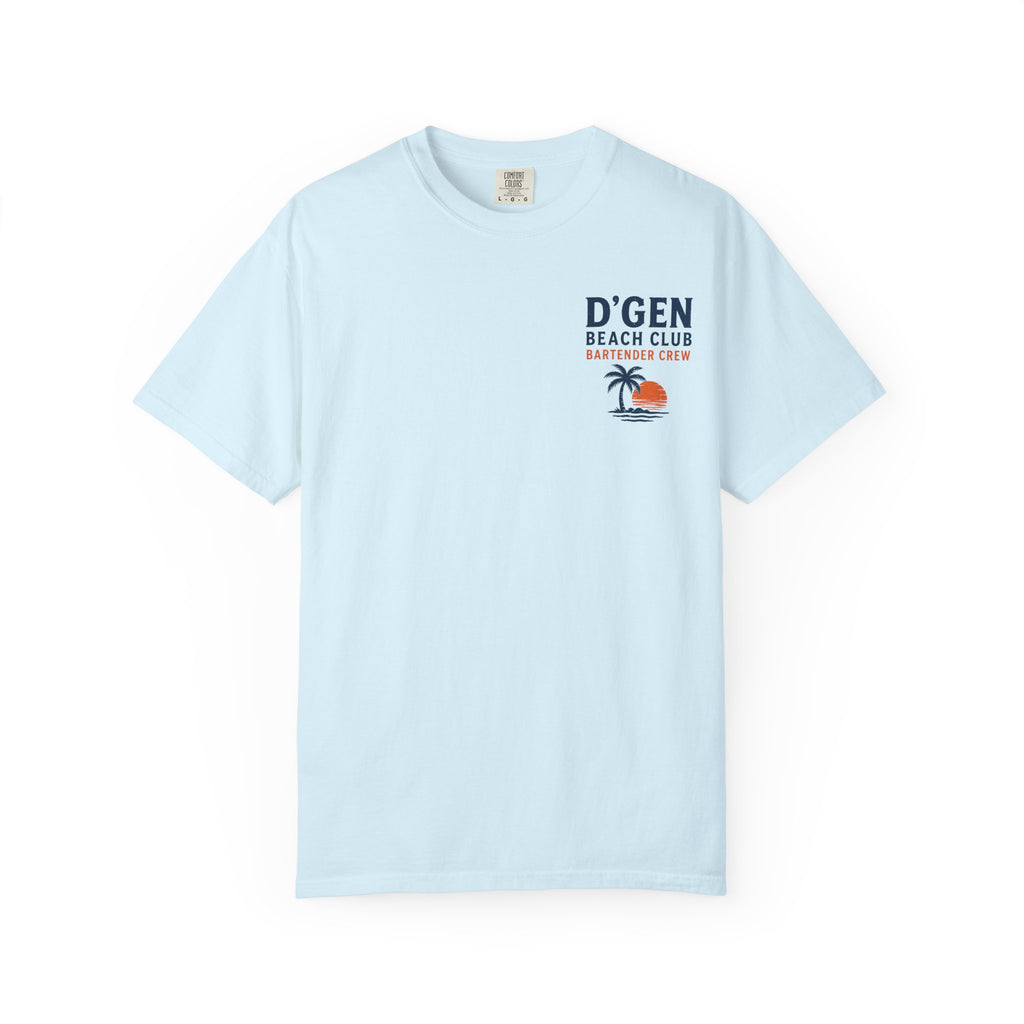 D'GEN Beach Club Bartender Crew T-Shirt