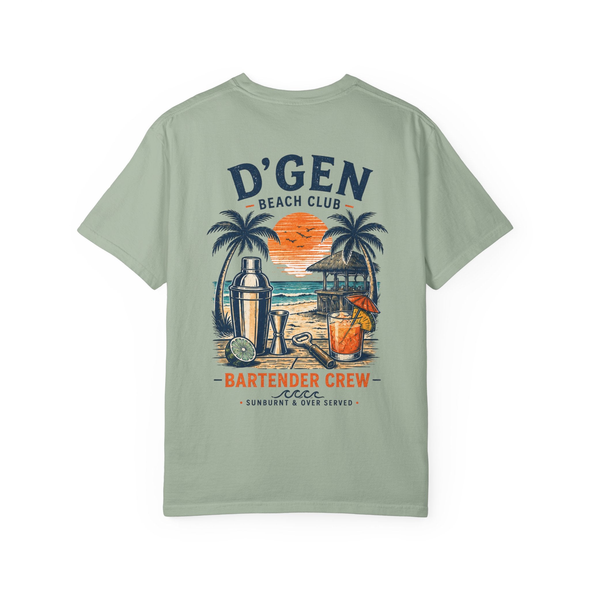 D'GEN Beach Club Bartender Crew T-Shirt