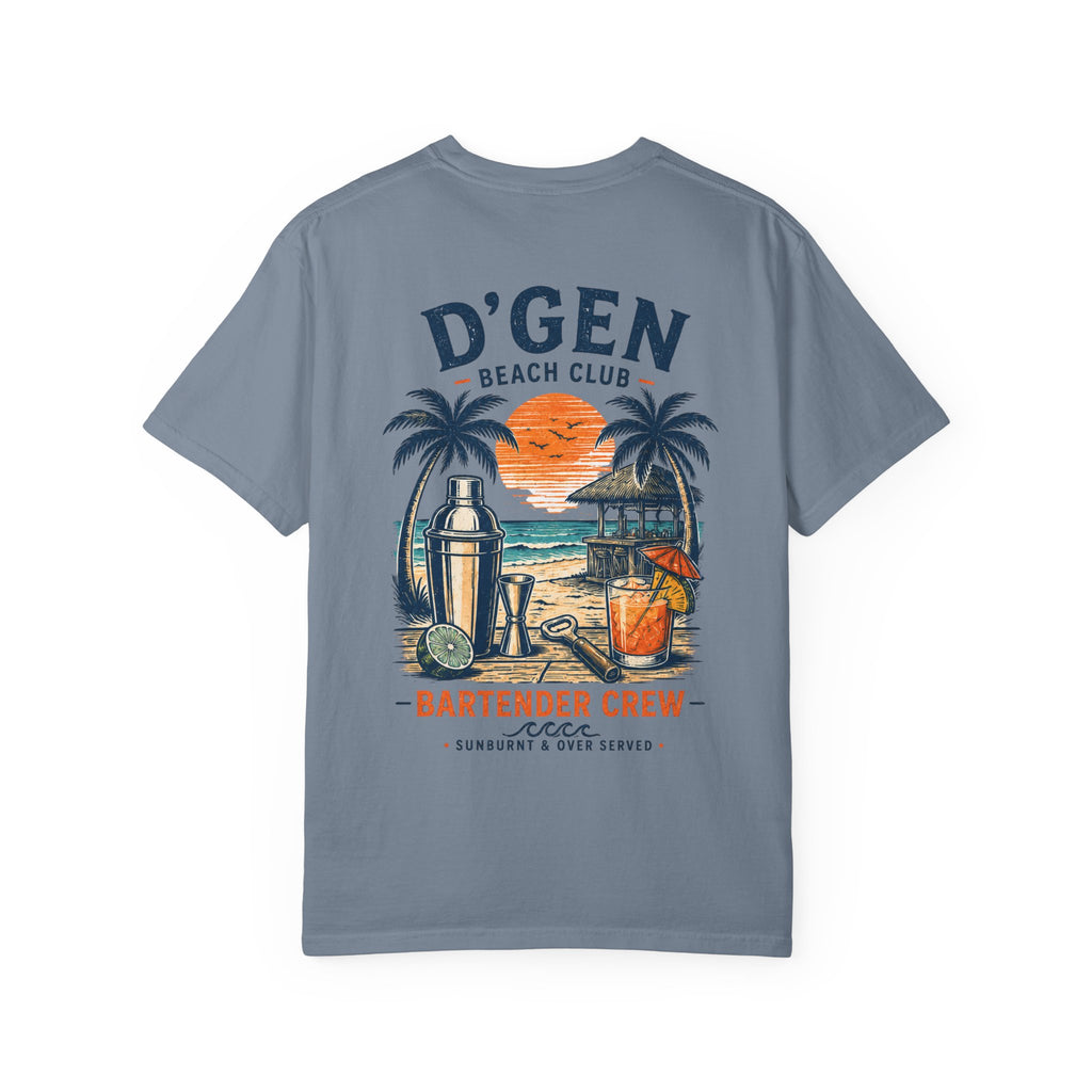 D'GEN Beach Club Bartender Crew T-Shirt