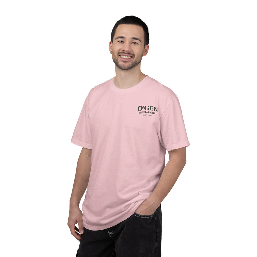 Golf Tournament T-Shirt — D'GEN Invitational “18 Holes Countless Beers”