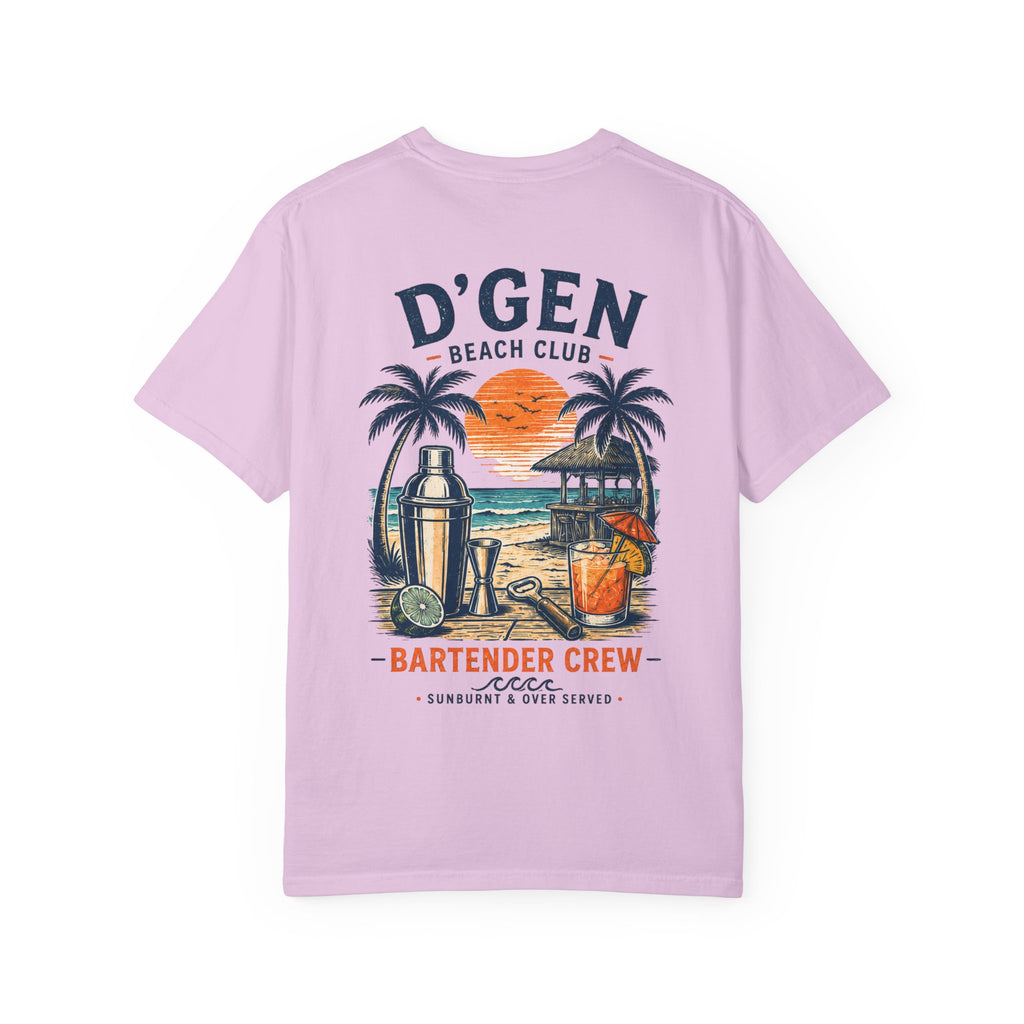 D'GEN Beach Club Bartender Crew T-Shirt