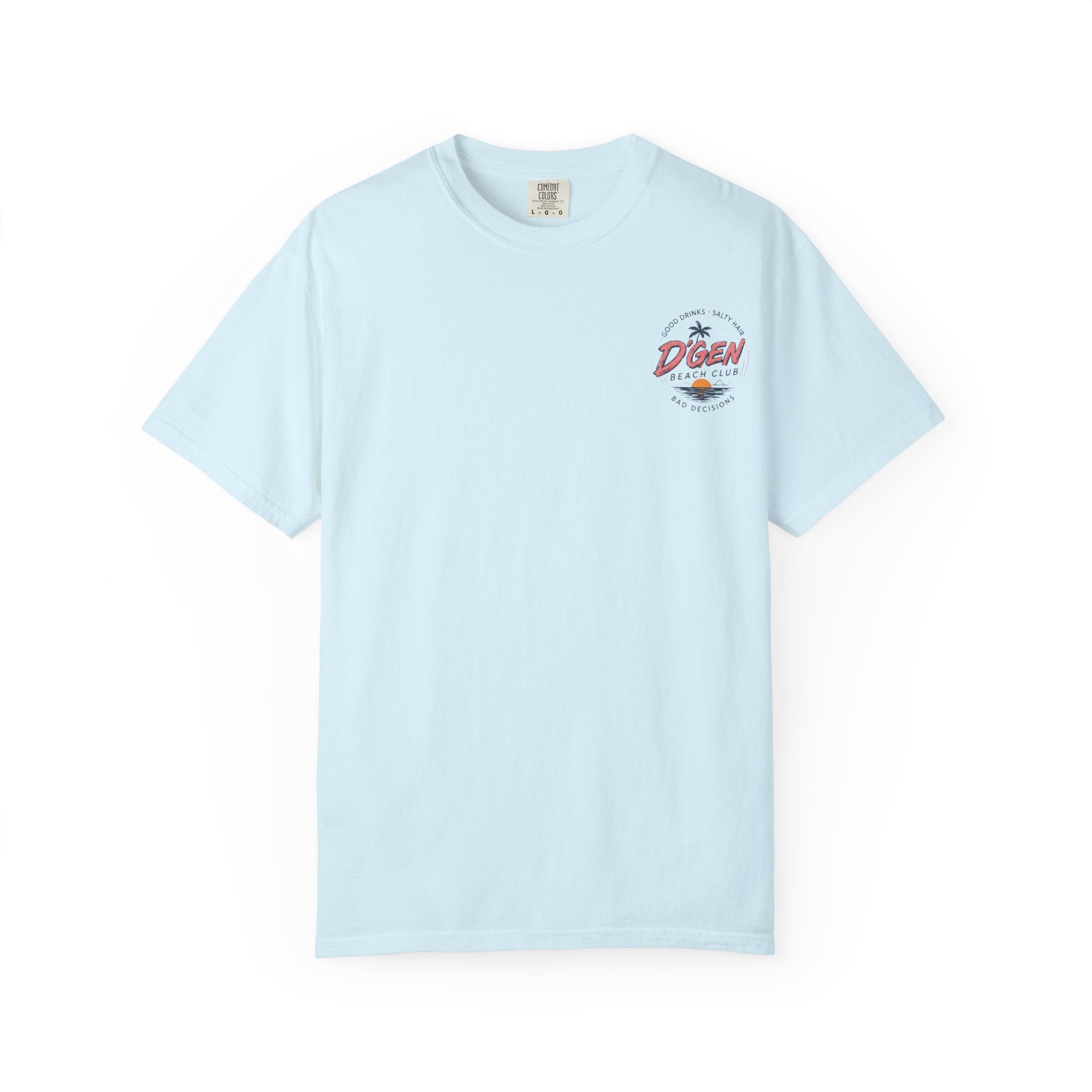 Beach Bar T-Shirt — "D'Gen Beach Club" Tropical Vintage Surf Tee