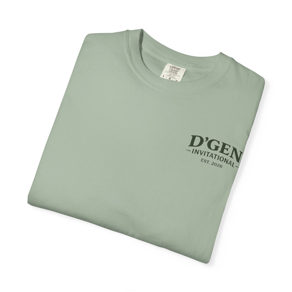 Golf Tournament T-Shirt — D'GEN Invitational “18 Holes Countless Beers”